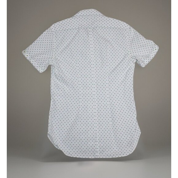 PS Paul Smith Green Polka Dot Short Sleeve Button-Up Shirt Mens Small - Picture 3 of 7